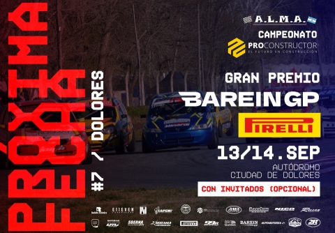 LA SÉPTIMA DEL AÑO SERÁ EL "GRAN PREMIO BAREIN GP PIRELLI"
